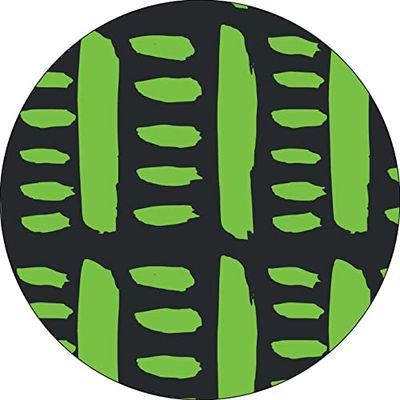 Bonateks, Ronde digitaal bedrukte muismat, antislip onderkant, voor kantoor en thuis, diameter: 22 cm
