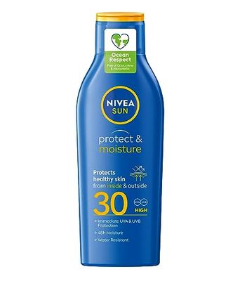 NIVEA SUN Protect & Umidificante Lozione Solare Idratante SPF 30, 200 ml