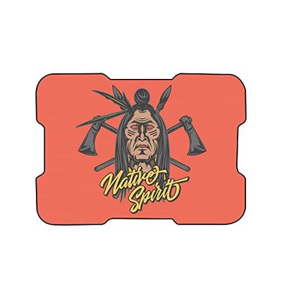 Bonamaison, Digital Printed Mouse Pad, Non-Slip Base, for Office and Home, Size: 22 x 18 cm