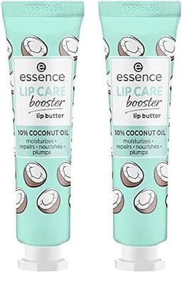 Essence Lip Care Booster Manteca Labial (Confezione da 2)