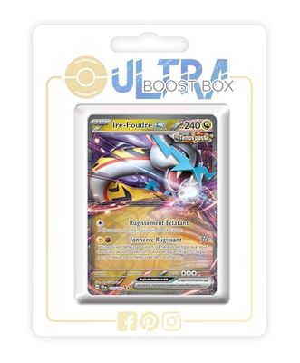 Ire-Foudre ex (Raging Bolt ex) 123/162 Ancient - Ultraboost X Écarlate et Violet 5 - Forces Temporelles Doos met 10 Franse Pokemon kaarten