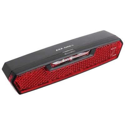 Axa Unisex – vuxen Juno B batteri LED-baklampa, röd, en storlek