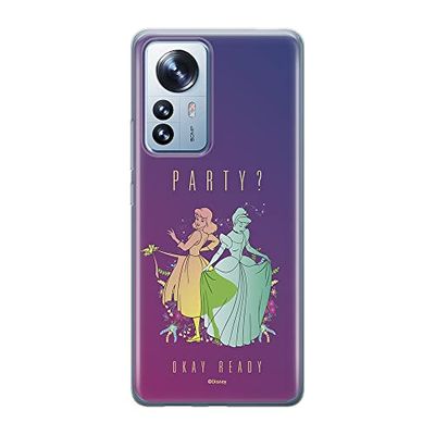 ERT GROUP mobiltelefonfodral för Xiaomi 12 PRO originalt och officiellt licensierat Disney mönster Cindrella 002 optimalt anpassad till formen på mobiltelefonen, fodral tillverkad av TPU-plast
