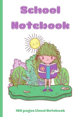 Notebook Cute Kawaii Girl with Book: 150 lined pages Journal Cute Kawaii Style.
