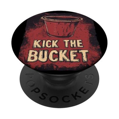 Bonito disfraz de Kick the Bucket para hombre y mujer PopSockets PopGrip Adhesivo