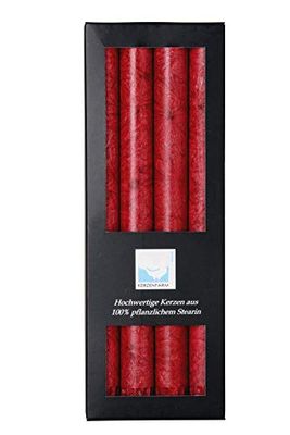 KERZERMAN Cylindriska ljus för röd ljusstake, 1