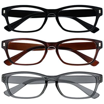 OPULIZE Nero Marrone Grigio Lettori Valore 3 Pacco Uomo Donna Rrr77-127 +2,00-88 Gr