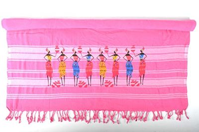 Bonamaison Katoenen Pesthemal Lichtgewicht, zachte en absorberende strand- en badhanddoek, 100 x 172 cm - vervaardigd in Turkije