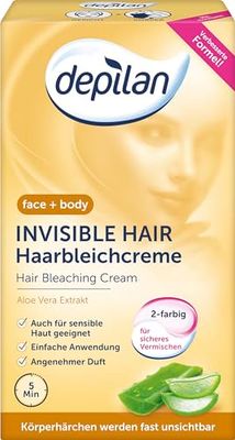 Depilan Invisible Crema blanqueadora para cabello, Paquete de 2 (2 x 2 x 50 ml)