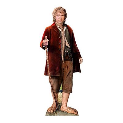 STAR CUTOUTS Lord_of_The SC666 Bilbo Baggins l Lifesize kartonnen display l The Lord of the Rings Extended Trilogy Edition l Hobbit Merchandise l Geschenken Figuren, Ster