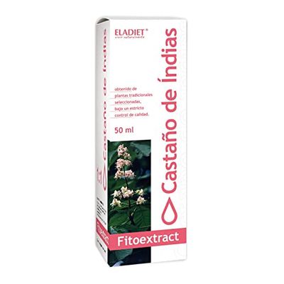 Fitoextract de marronnier d'Inde - 50 ml - Aide à soulager la sensation de lourdeur dans les jambes - Contribue à maintenir les vaisseaux sanguins en bon état - Propriétés antioxydantes - Eladiet