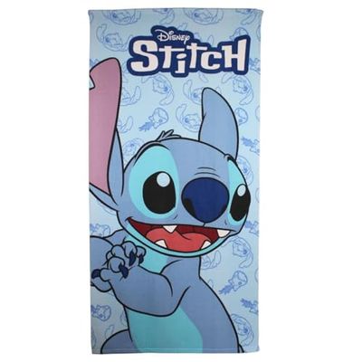 Lilo & Stitch, asciugamano in poliestere, bambino, blu, taglia unica - LIL36-5006 S1-TU