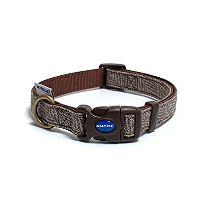 Ancol Country Visgraat Verstelbare kraag 30-50 cm, Bruin