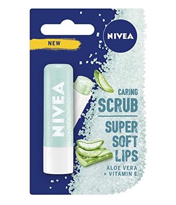 Nivea Scrub Labbra con Aloe Vera e Vitamina E, 5 ml