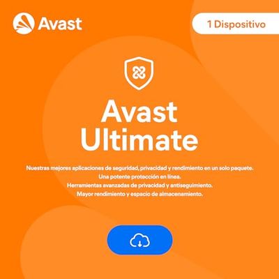 Avast Ultimate 2025 | Antivirus 1 Dispositivo | 1 Año | Descarga digital