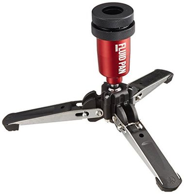 Manfrotto MVA50A Base Fluida con Piedini Retraibili, Nero/Antracite