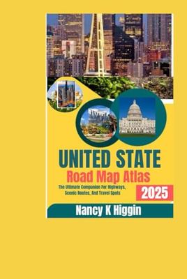 UNITED STATE Road map Atlas 2025: The Ultimate Companion For Highways, Scenic Routes, And Travel Spots