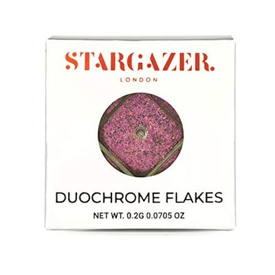 Stargazer Duochrome - Fiocchi di colore, effetto mosaico, effetto mosso, glitterati, colore: rosa e verde