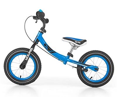 Milly Mally 5901761122060 Milly Jake Car Kinderloopfiets, blauw, eenheidsmaat