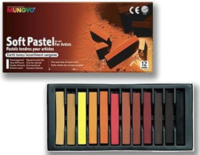 Mungyo Set of 12 Square Dry Pencils Blood
