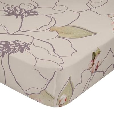 White peonies Bajera 90x200x32 cm (Cama 90)