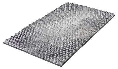 Kleine Wolke Tappeto da bagno Cory antracite, 70 x 120 cm, grigio
