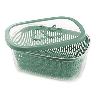 Snips Aroma Keeper, Recipiente Guarda Alimentos Fruta 4 Lt, Botes Cocina Almacenaje 2, Verde, 28.5 x 20.5 x 11 cm