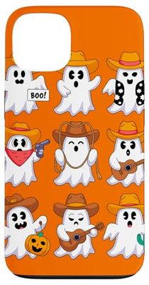 Cowboy Ghost Halloween Western Funny Spooky Case for iPhone 13