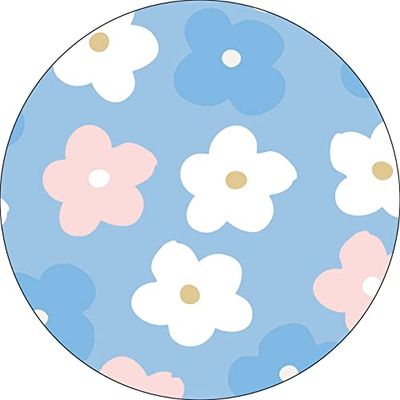 Bonateks, Round Digital Printed Mouse Pad, Non-Slip Base, for Office and Home, Diameter:22cm