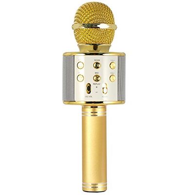 Xtreme 27837 K mikrofonhögtalare med inbyggd Bluetooth-anteckningsbok, guld