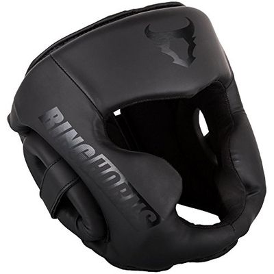 Ringhorns Charger Capacetes de boxe, unissexo para adulto, preto/preto, tamanho único