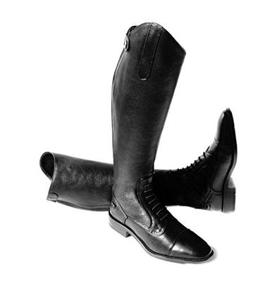 Rhinegold Elite Luxus Bottes d'équitation à Lacets en Cuir