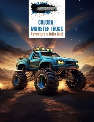 Colora i Monster Truck: Avventure a Tutto Gas!