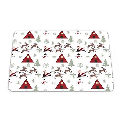 Questo Casa, Tappetino per mouse con stampa digitale, antiscivolo, per ufficio, dimensioni: 22 x 18 cm