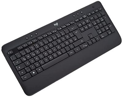 Logitech MK540 Advanced Wireless Keyboard and Mouse Combo for Windows, QWERTZ German Layout - Black