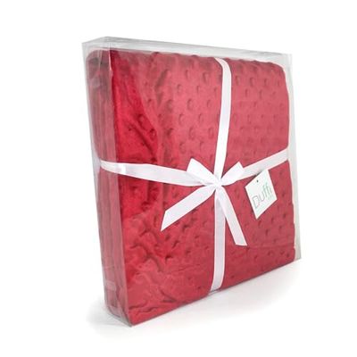 Duffi Baby 5420-08 Couverture de luxe double face en microfibre 110 x 140 cm