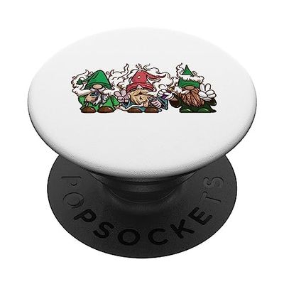 Gnomi Che Svapano Amici Divertimento PopSockets PopGrip Adesivo