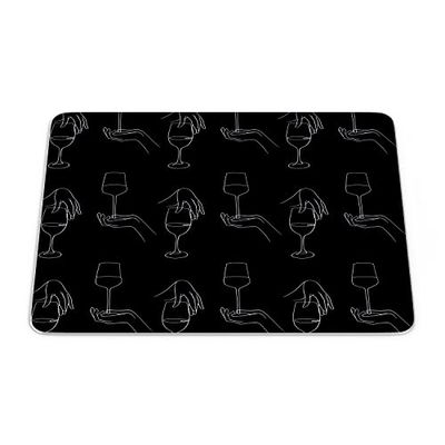 Bonamaison, Tapis de Souris Rectangle Imprimé Numériquement, Fond Antidérapant, pour Bureau et Maison, Taille: 22x18cm