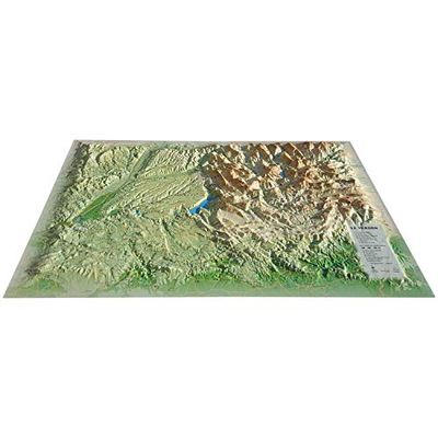 CARTE EN RELIEF DU VERDON