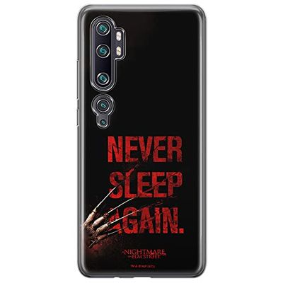 ERT GROUP etui na telefon Xiaomi MI NOTE 10 / MI NOTE 10 PRO, case oryginalny i oficjalnie licencjonowany przez Horror, wzór Nightmare of Elm Street 003, plecki z TPU
