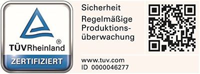Opticum Aluminiowy uchwyt ścienny (odstęp od ściany: 45 cm, wysokość: 25 cm, rura: 48, certyfikat TÜV)