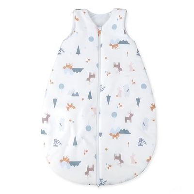 Julius Zöllner Baby zomerslaapzak jersey, Little Fox, maat 56, standaard 100 by OEKO-TEX