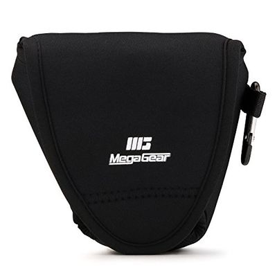 MegaGear MG1334 Capa de neoprene ultraleve com mosquetão para câmara Fujifilm X-E3, cor preta