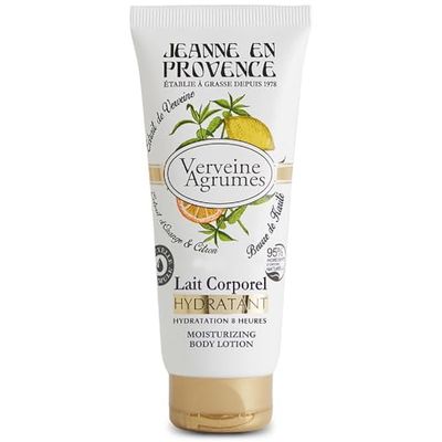 JEANNE EN PROVENCE - Latte corpo idratante e profumato - Fragranza Verbena Agrumi - 95% di ingredienti di origine naturale - Pelle secca - Made in France à Grasse - 200 ml
