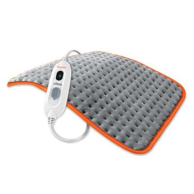 Ufesa Flexyheat Colors Cuscino Termico Elettrico 45x35cm, 100 W, Microfibra Extramorbido, 3 Livelli di Temperatura, Spegnimento Automatico, Lavabile