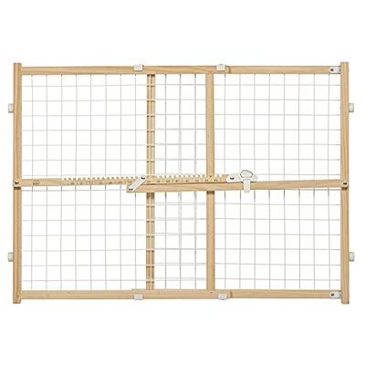 Midwest Homes for Pets Wire Mesh Pet Safety Gate, 60.96 centimeters Tall & Expands 17.78-105.41 centimeters Wide; Wood; 2924WWM-2