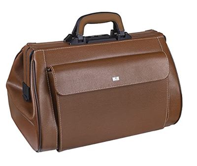 Medistar 1.20.112 Case - With 1 External Pocket - Brown Leather