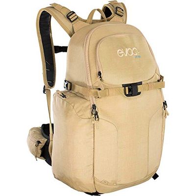 EVOC CP 18 sac à dos de sport, sac à dos de trekking léger (système de portage pratique, ceinture flexible sur le sac à dos, taille: M, dimensions: 27 x 52 x 17 cm, volume: 18 l), Heather Gold