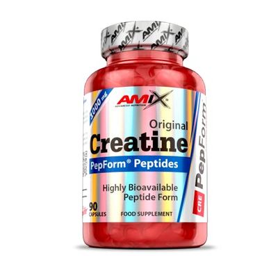 AMIX Peptide Pepform Creatine 90 Caps - Favorece el rendimiento físico - Incrementa la fuerza explosiva