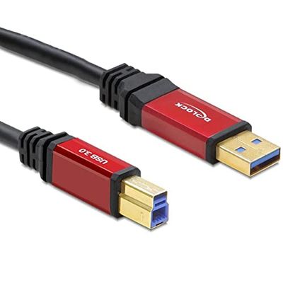 DeLOCK 82758 Noir, Rouge